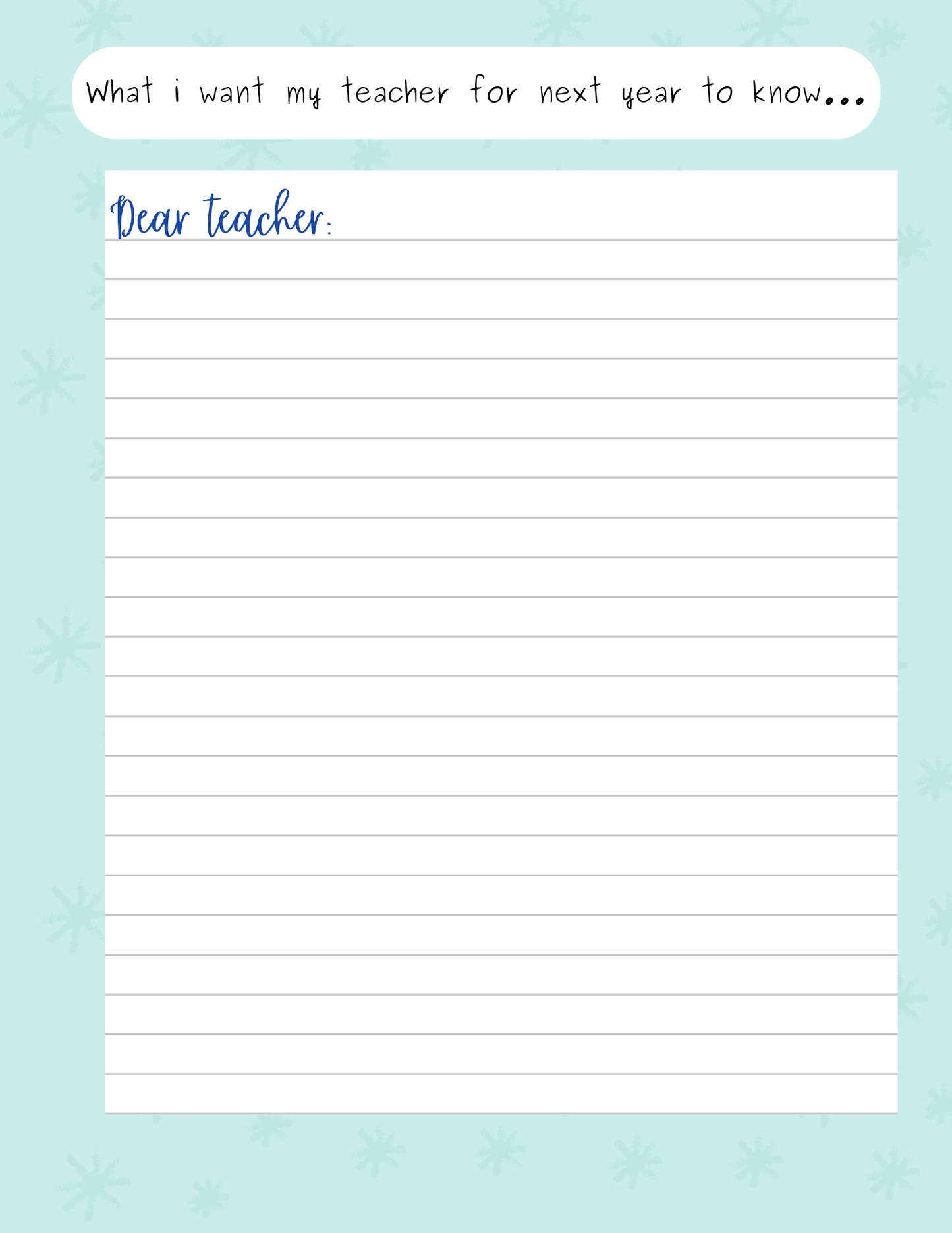 The Total Communication Diary.