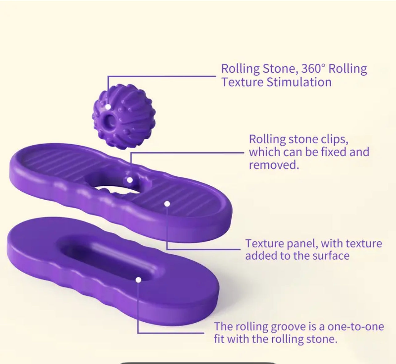 Silicone fidget Slider 4 pack