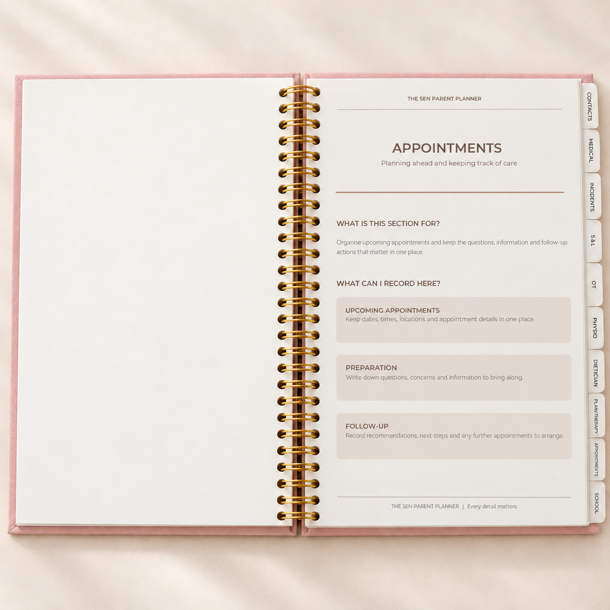 The SEN Parent Planner