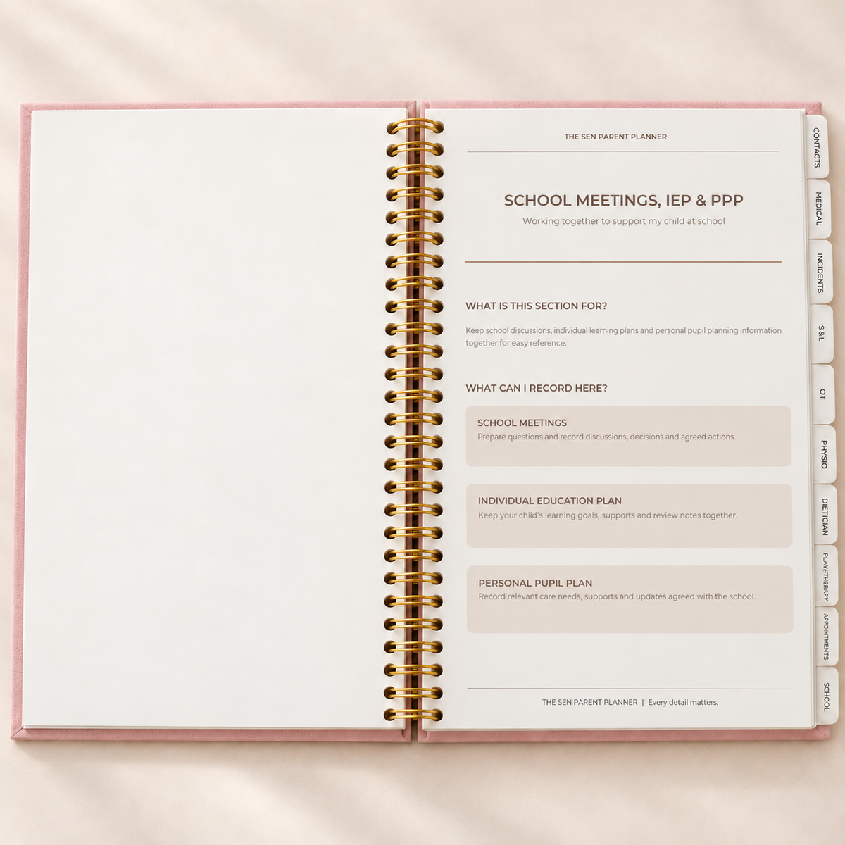 The SEN Parent Planner
